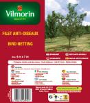 Croissance et protection des végétaux - Filet Anti-Oiseaux - 4 m x 7 m - PACKAGING_RECTO